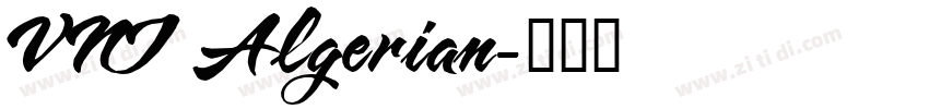 VNI Algerian字体转换